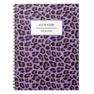 Leopard Animal Print Skin Muster Notebook Notizblock
