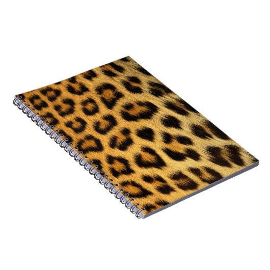 Leopard Animal Print Skin Muster Notebook Notizblock (Rechte Seite)
