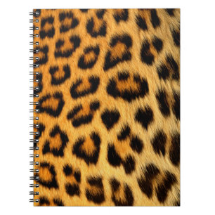 Leopard Animal Print Skin Muster Notebook Notizblock