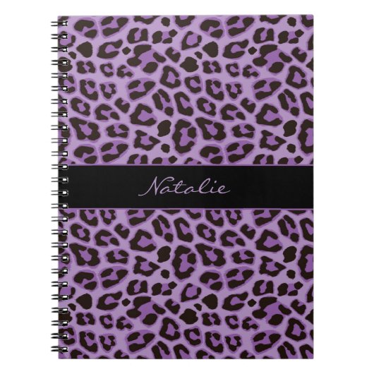 Leopard Animal Print Skin Muster Notebook Notizblock (Vorderseite)