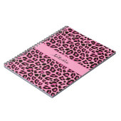 Leopard Animal Print Skin Muster Notebook Notizblock (Linke Seite)