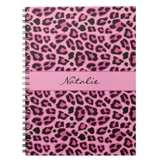 Leopard Animal Print Skin Muster Notebook Notizblock (Vorderseite)