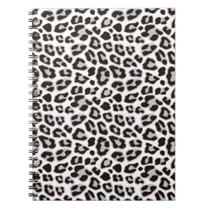 Leopard Animal Print Skin Muster Notebook Notizblock