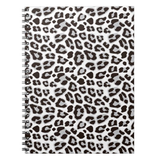 Leopard Animal Print Skin Muster Notebook Notizblock (Vorderseite)
