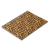 Leopard Animal Print Skin Muster Notebook Notizblock (Linke Seite)