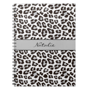 Leopard Animal Print Skin Muster Notebook Notizblock