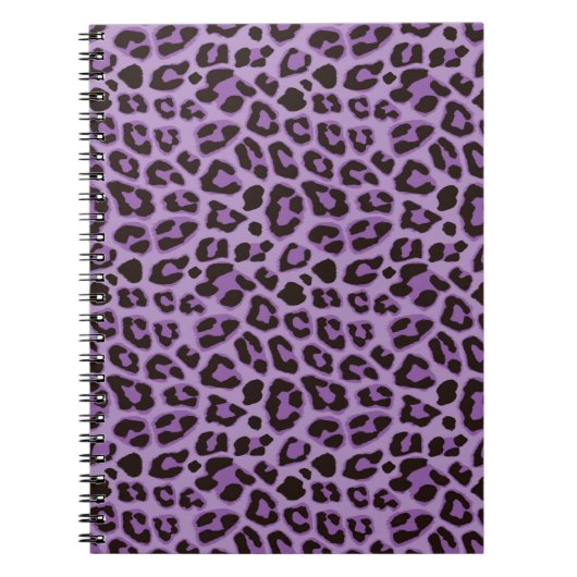 Leopard Animal Print Skin Muster Notebook Notizblock (Vorderseite)