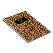 Leopard Animal Print Skin Muster Notebook Notizblock (Rechte Seite)