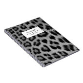 Leopard Animal Print Skin Muster Notebook Notizblock (Rechte Seite)