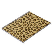 Leopard Animal Print Skin Muster Notizblock (Linke Seite)