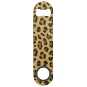 Leopard Animal Print Skin Muster Speed Flaschenöffner (Rückseite)