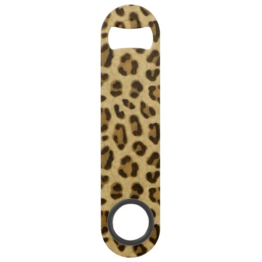 Leopard Animal Print Skin Muster Speed Flaschenöffner (Vorderseite)