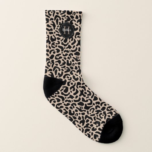 Leopard Animal Print Sounds Socken (Links - Innen)