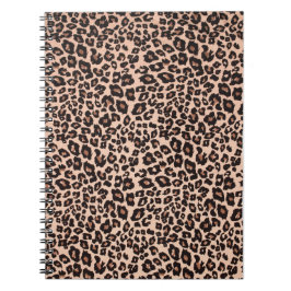 Leopard Animal Print Spiral Notebook School/Office Notizblock