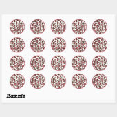Leopard Animal Print Stickers (Blatt)