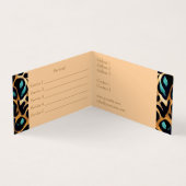 LEOPARD Animal Print - Visitenkarte Visitenkarten (Innenseite)