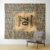 Leopard Animal Print Wandteppich (Beispiel (Horizontal))