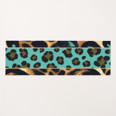 LEOPARD Animal Print - Yoga Mat Yogamatte (Vorderseite (Horizontal))