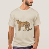 Leopard Annoyed Expression T-Shirt (Vorderseite)