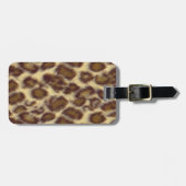 Leopard (anpassbar) gepäckanhänger (Vorderseite horizontal)