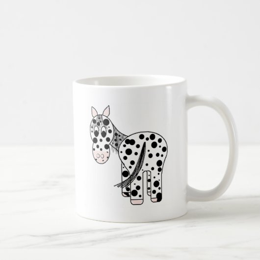 Leopard Appaloosa Kaffeetasse (Rechts)