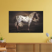 Leopard Appaloosa Stretched Canvas Print Leinwanddruck (Insitu (Wohnzimmer))