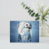 Leopard Appy Dream Catcher Postkarte (Stehend Vorderseite)