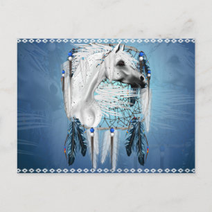Leopard Appy Dream Catcher Postkarte