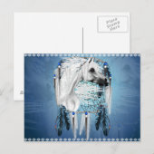 Leopard Appy Dream Catcher Postkarte (Vorne/Hinten)