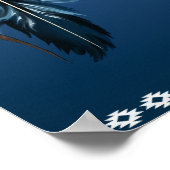 Leopard Appy Dream Catcher Print Poster (Ecke)