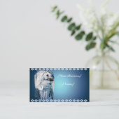 Leopard Appy Traumfänger-Visitenkarte Visitenkarte (Stehend Vorderseite)