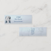 Leopard Appy und Dreamcatcher Geschäftsprofilauto Mini Visitenkarte (Vorne/Hinten)