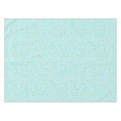 Leopard Aquamarin gelb Tischdecke (Vorderseite (Horizontal))