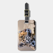 Leopard Art. 1 Gepäckmarke Gepäckanhänger (Vorderseite vertikal)