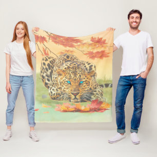 Leopard Art Fleecedecke