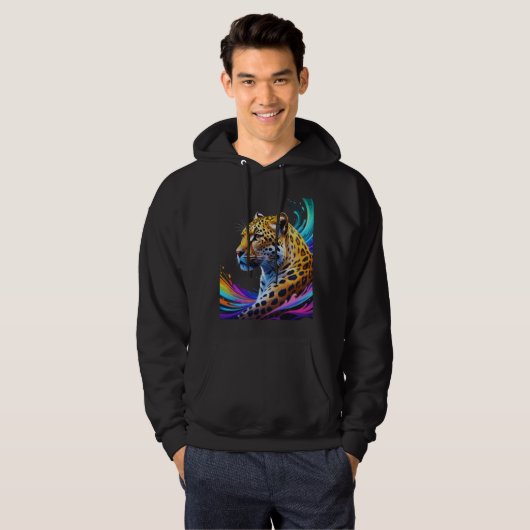 Leopard Art Hoodie (Vorne ganz)