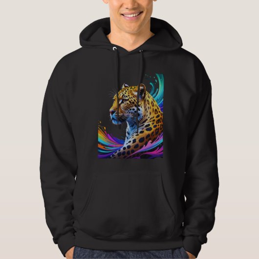 Leopard Art Hoodie (Vorderseite)