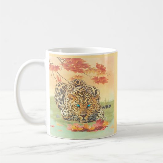 Leopard Art Kaffeetasse (Links)
