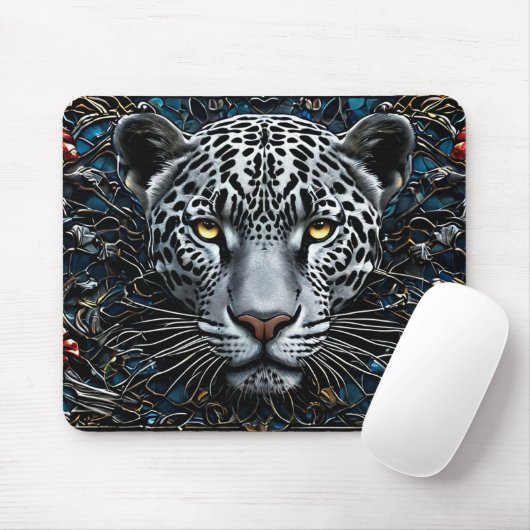 Leopard Art Mousepad (Mit Mouse)