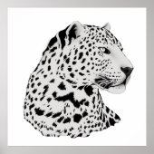 Leopard Art Print Modern Poster (Vorne)