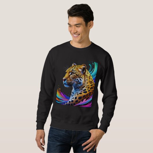 Leopard Art Sweatshirt (Vorne ganz)