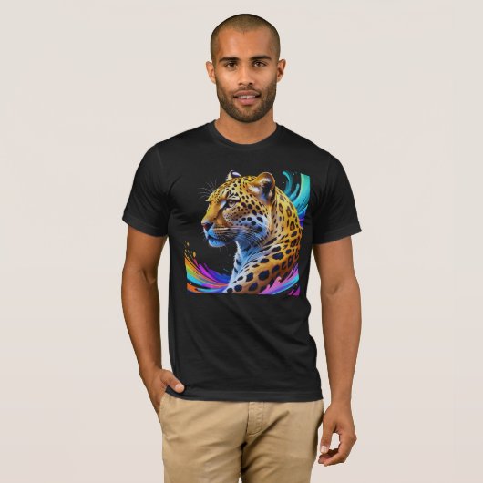 Leopard Art T-Shirt (Vorne ganz)