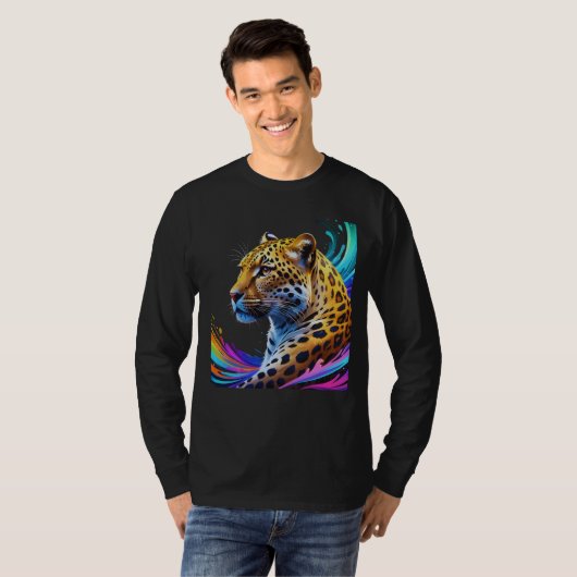 Leopard Art T-Shirt (Vorne ganz)