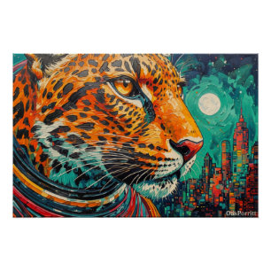 LEOPARD ASTRONAUT-ZURÜCK NACH HAUSE 11 POSTER