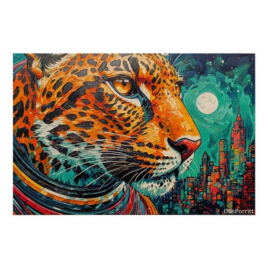LEOPARD ASTRONAUT-ZURÜCK NACH HAUSE 11 POSTER (Vorderseite)