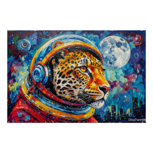 LEOPARD ASTRONAUT-ZURÜCK NACH HAUSE 12 POSTER