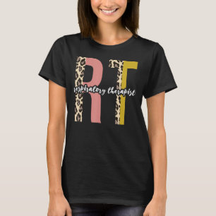 Leopard Atemtherapie Rt Therapist Funny Rt T-Shirt