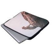 LEOPARD AUF DEM GIPFEL DES BERGES LAPTOPSCHUTZHÜLLE (Vorne Knopf)
