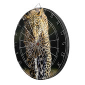 Leopard auf dem Hügel Dartscheibe (Vorderseite rechts)