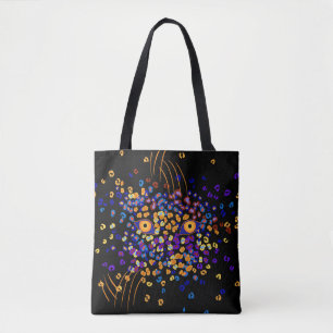 Leopard auf der Black Tote Tasche verloren